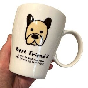 Best Friend Dog Mug - White
